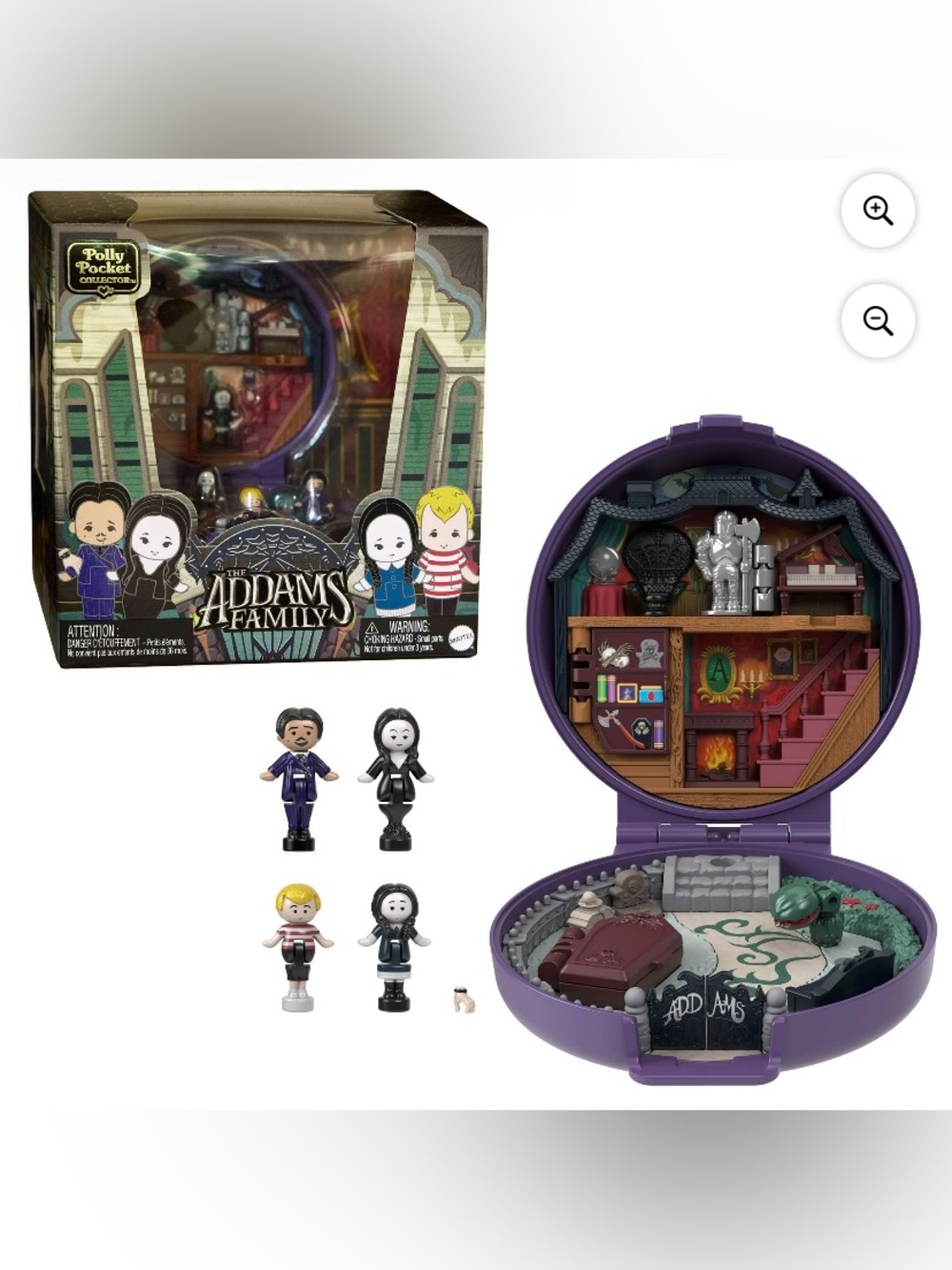 Polly Pocket Collector The Addams Family Compact (HXW25) is a special edition